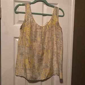 CABi button back silky tank - size small